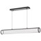Nuvo Vale, 43 Inch LED Island Pendant, Matte Black, Silk Screened Acrylic Lens 62/2041 - alternate 1